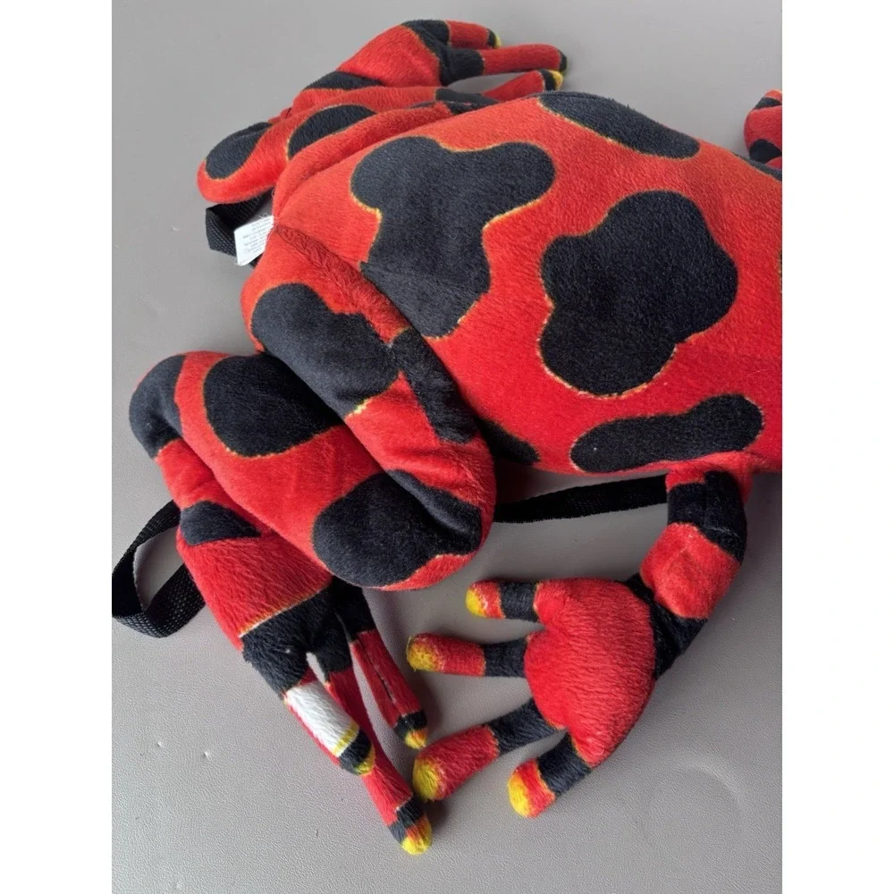 Plush Poison Dart Frog Zip Up Backpack 14
